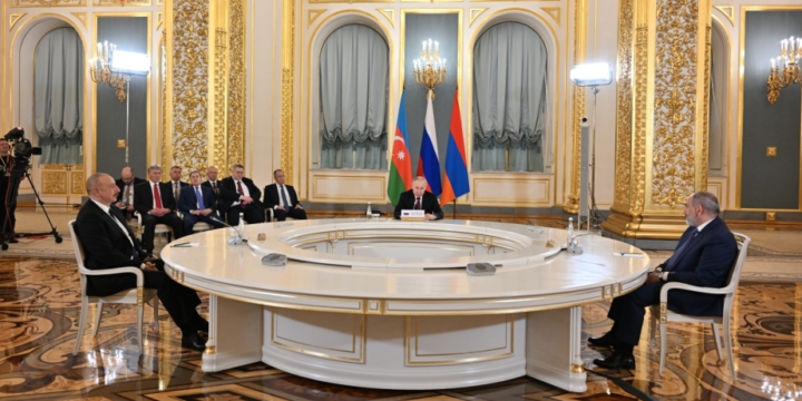 Trilateral Summit of Azerbaijani, Russian and Armenian leaders was held in Moscow