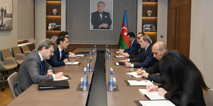 Ceyhun Bayramov NATO-nun xüsusi nümayəndəsi ilə görüşüb