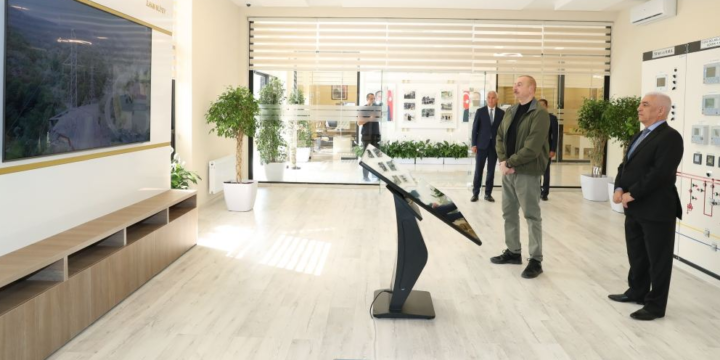 President Ilham Aliyev inaugurated “Gorchu” substation in Lachin district