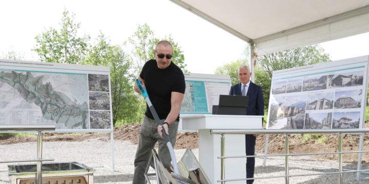 Foundation stone was laid for Gorchu settlement in Lachin