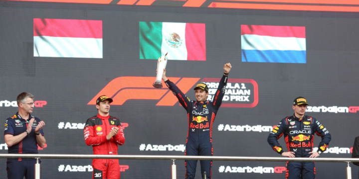 Formula 1 Azerbaijan Grand Prix winners awarded