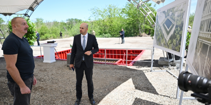 President Ilham Aliyev participated in groundbreaking ceremony for administrative building in city of Zangilan