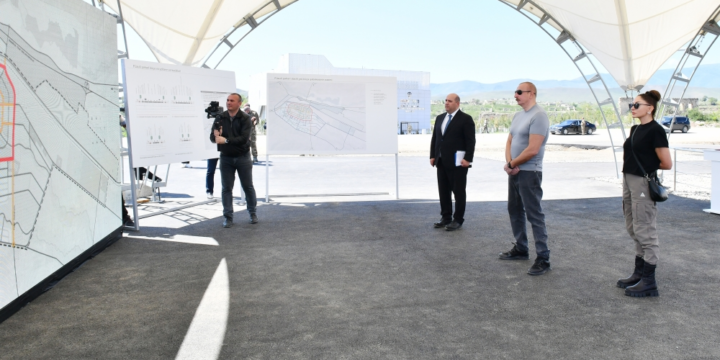 Füzuli şəhərinin daxili yol-küçə şəbəkəsinin təməli qoyulub 