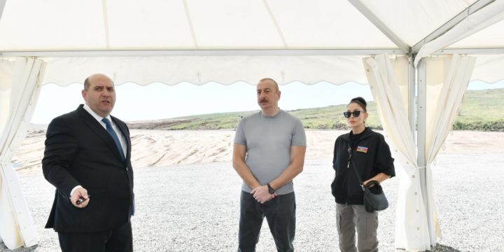 Füzuli rayonunun Pirəhmədli kəndinin təməli qoyulub