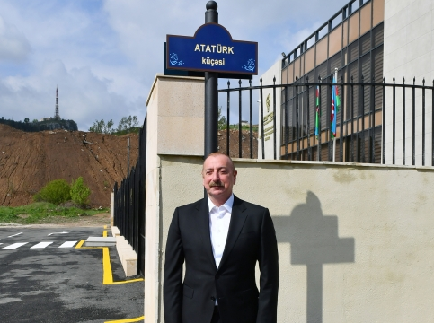 Ataturk Street sign was unveiled in Shusha