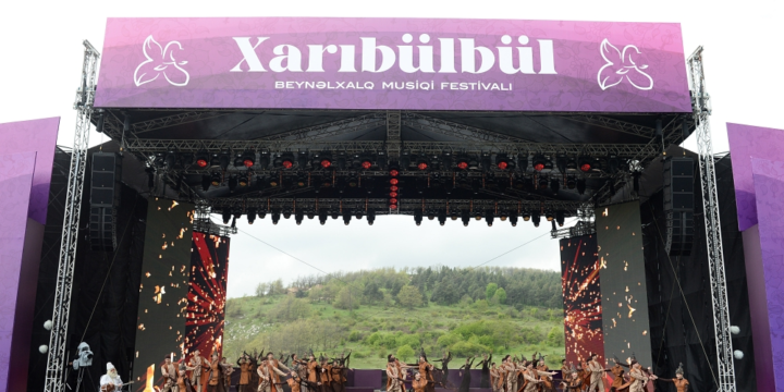 Concert program held on Jidir Duzu plain as part of “Kharibulbul” International Music Festival