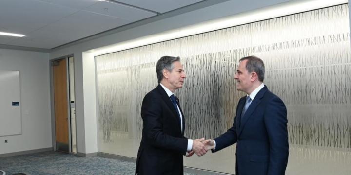 Ceyhun Bayramov və Antoni Blinken arasında görüş başlayıb