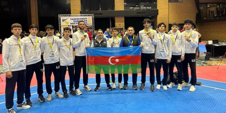 Azerbaijani taekwondo fighters claim three medals at 2023 Multi European Games