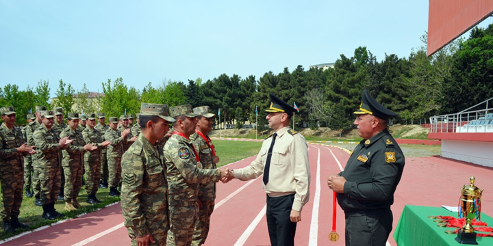 Azərbaycan Ordusunda hərbi beşnövçülük üzrə birincilik yarışı başa çatıb