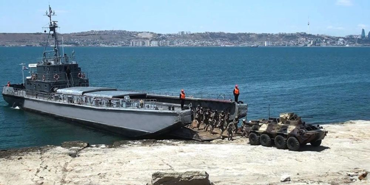 Hərbi Dəniz Qüvvələrində taktiki təlim keçirilib 