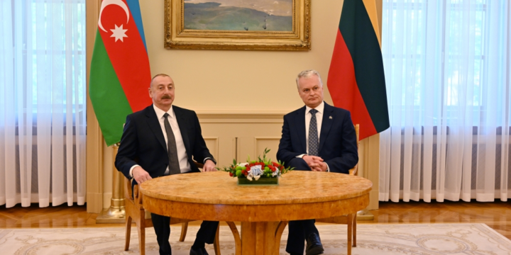 Presidents of Azerbaijan and Lithuania held meeting in limited format