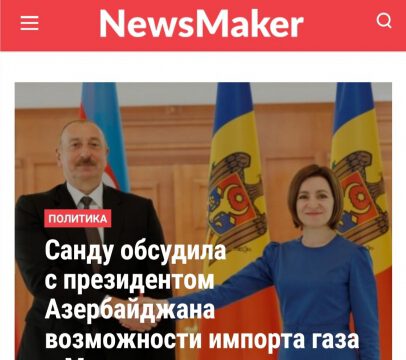President Ilham Aliyev’s visit in spotlight of Moldovan media