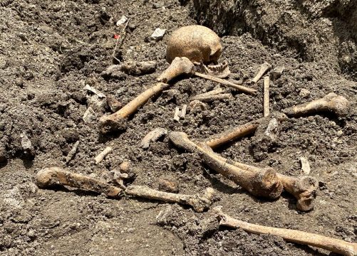 Mass grave found in Shusha