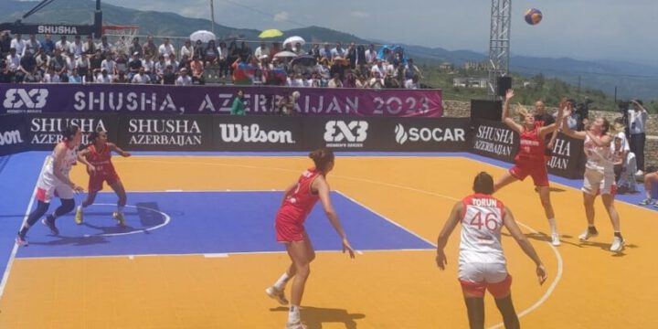 Şuşada 3×3 basketbol üzrə dünya qadın seriyasının mərhələ yarışına start verilib