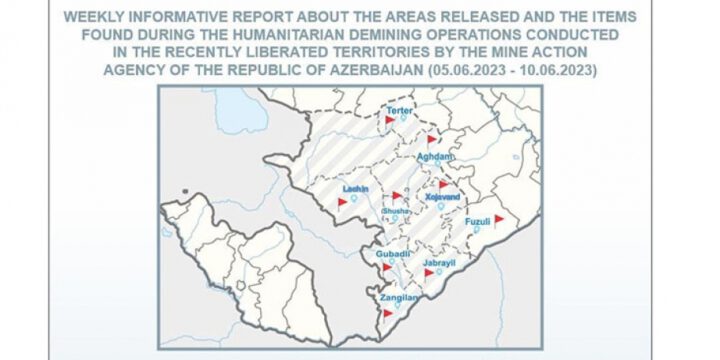 ANAMA: 146 hectares of territory cleared of mines and UXOs over past week