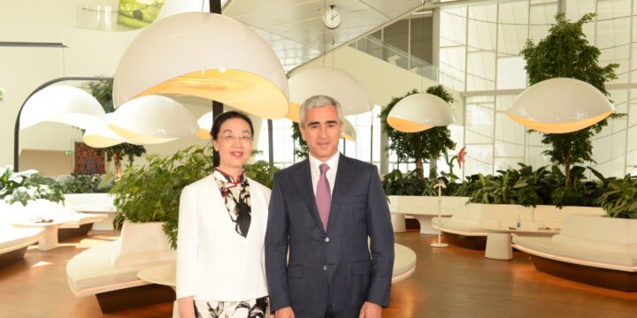 Xəzər rayonundan olan şəhid övladları Heydər Əliyev Mərkəzini ziyarət ediblər