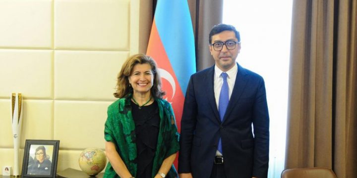Fərid Qayıbov MINEPS VII konfransı ilə əlaqədar ölkəmizdə olan UNESCO nümayəndə heyəti ilə görüşüb