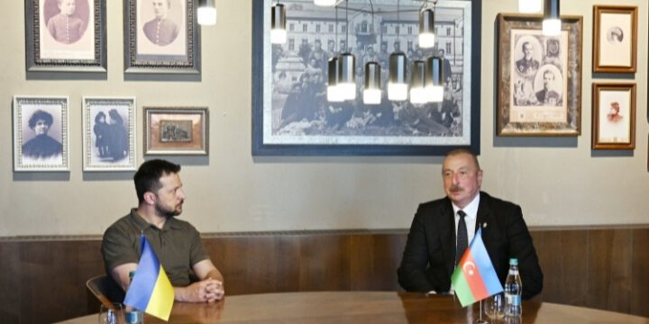 Kişineuda Azərbaycan və Ukrayna prezidentlərinin görüşü olub