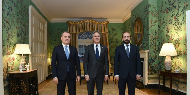 ABŞ-də dövlət katibi Entoni Blinkenin iştirakı ilə Azərbaycan və Ermənistan XİN başçılarının görüşü başlayıb