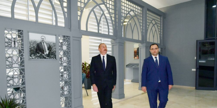Prezident İlham Əliyev Kənd Təsərrüfatı Nazirliyinin yeni binasının açılışında iştirak edib 
