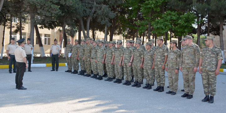Zabit təkmilləşdirmə kursunun növbəti buraxılışı olub