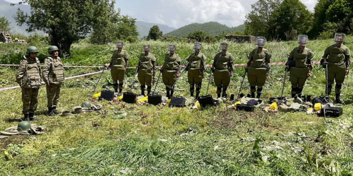 Engineer-sapper units clear more than 30,890 hectares of mines and unexploded ordnance in Azerbaijan`s liberated territories