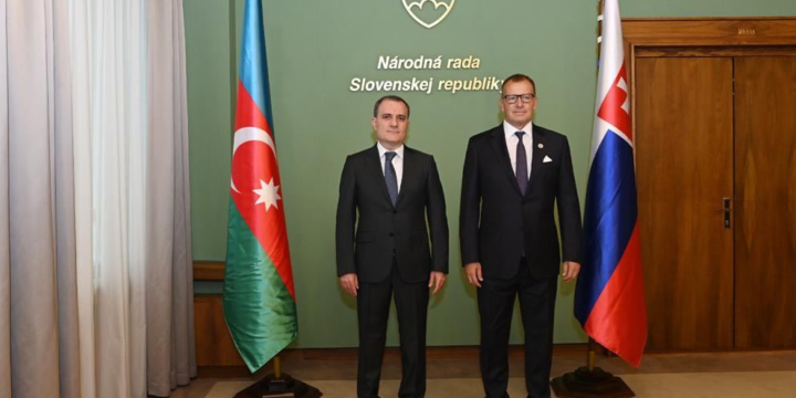 Ceyhun Bayramov Slovakiya Milli Şurasının sədri ilə görüşüb