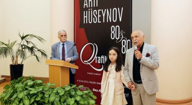 Muzey Mərkəzində Xalq rəssamı Arif Hüseynovun fərdi sərgisi açılıb