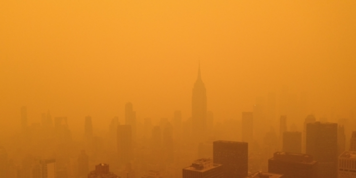 New York City air becomes some of the worst in the world as Canada wildfire smoke blows in