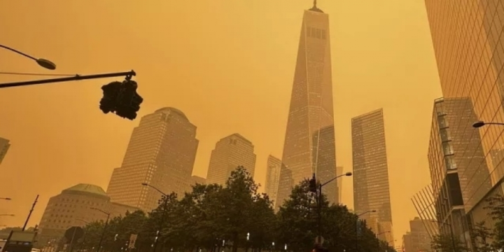 New York City has the worst air in the world as smoke from Canadian wildfires rolls in
