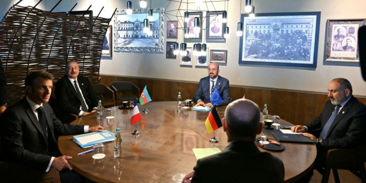 Informal meeting of leaders of Azerbaijan, Armenia, European Council, Germany and France was held in Chișinău