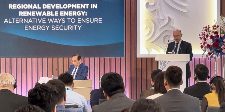 Azerbaijan’s energy minister highlights role of “green energy” in energy security at Astana International Forum