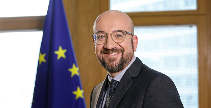Charles Michel briefs journalists following informal meeting in Chișinău