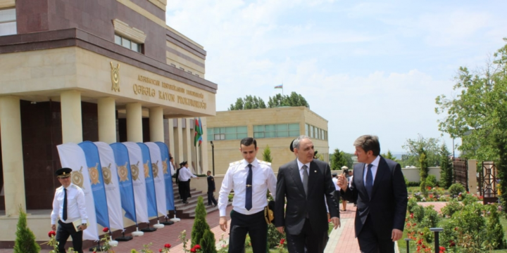 Qəbələ Rayon Prokurorluğunun yeni inzibati binasının açılışı olub