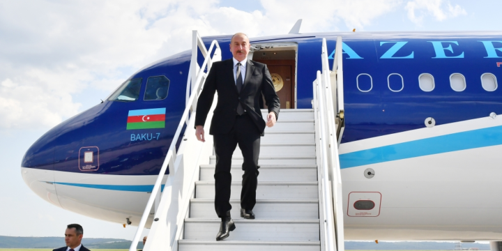 President Ilham Aliyev embarked on visit to Moldova