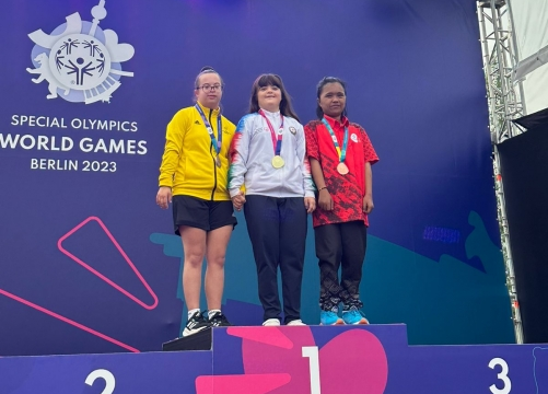 Azerbaijani gymnast wins four medals at Special Olympics World Summer Games in Berlin