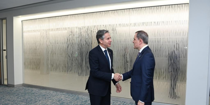 ABŞ-da Ceyhun Bayramovla Entoni Blinkenin görüşü olub