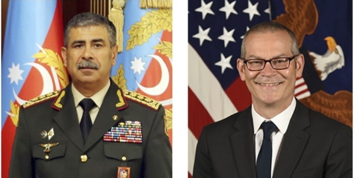 Azerbaijan’s Defense Minister, US Under Secretary of Defense for Policy hold phone talk