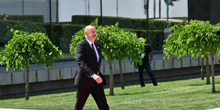 President of Azerbaijan Ilham Aliyev attended the event