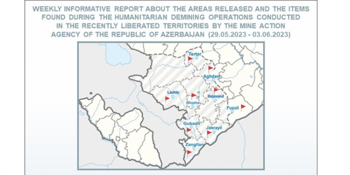 ANAMA: 531,4 of territory cleared of mines and UXOs over past week