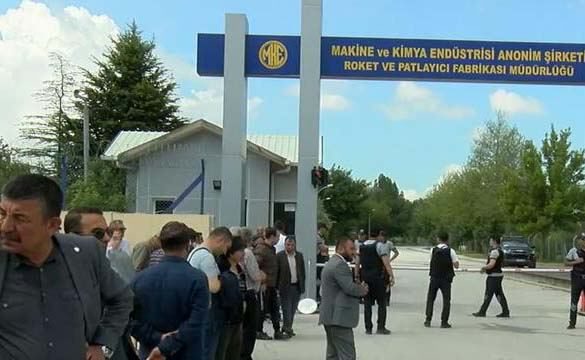 Türkiyədə raket zavodunda partlayış baş verib, 5 nəfər həlak olub