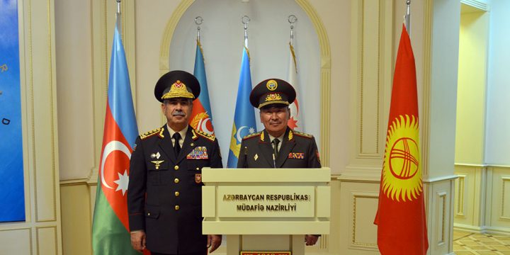 Azerbaijan and Kyrgyzstan discussed issues of military cooperation