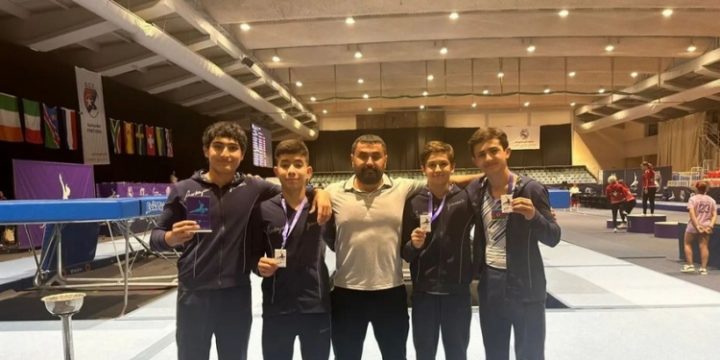 Azerbaijani trampoline gymnastics team claim silver at Scalabis Cup