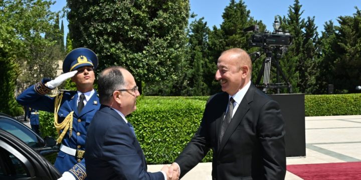 Official welcome ceremony was held for President of Albania Bajram Begaj