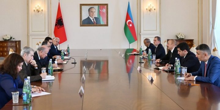 Azerbaijani and Albanian presidents held expanded meeting