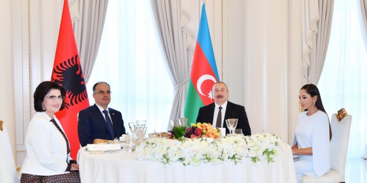 Official lunch was hosted in honor of President of Albania