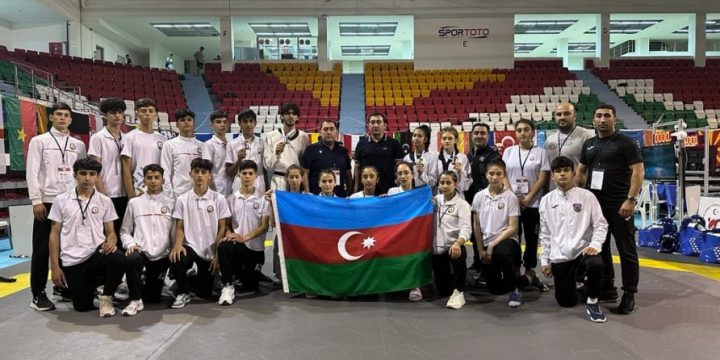 Young Azerbaijani taekwondo fighters claim four medals on Day 2 of Turkish Open 2023