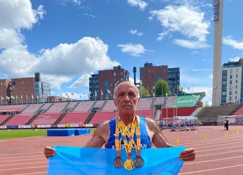 Azərbaycan idmançısı veteranların Avropa Oyunlarında iki medal qazanıb