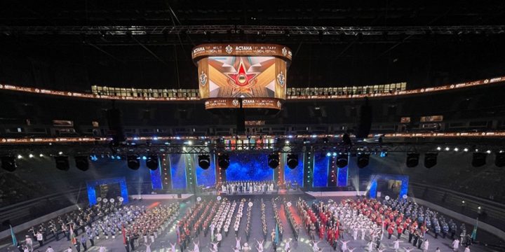 Astanada keçirilən hərbi-musiqi festivalı başa çatıb