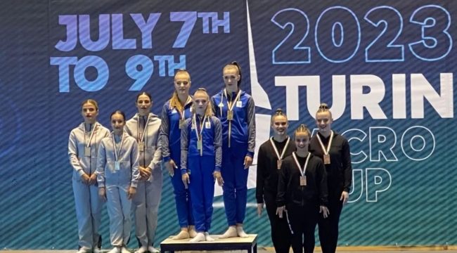 Akrobatika gimnastlarımız İtaliyada iki medal qazanıblar